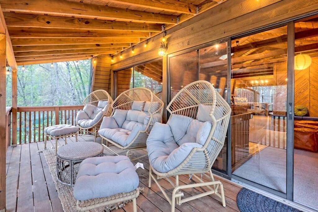 Near Downtown Helen - Hottub, Sauna, Game Room, Fire Pit Buitenkant foto