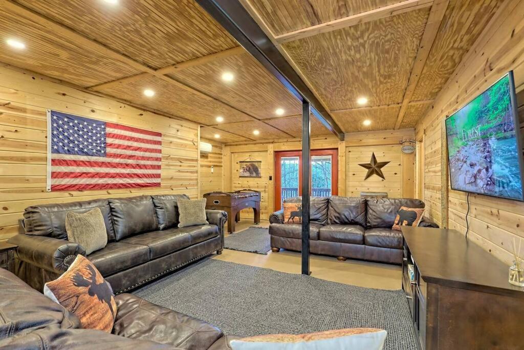 Near Downtown Helen - Hottub, Sauna, Game Room, Fire Pit Buitenkant foto